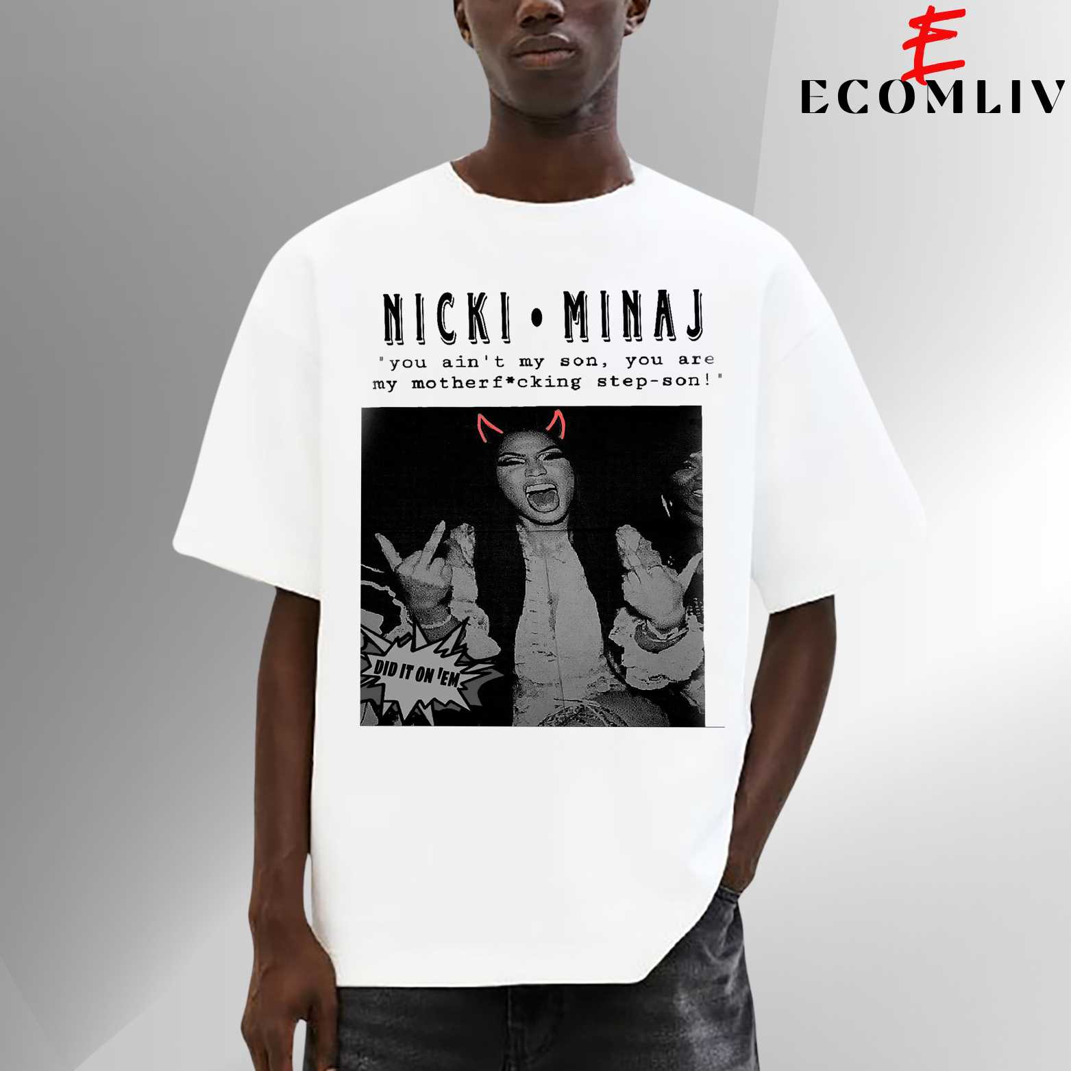 Nicki Minaj Retro Concert T-Shirt, Vintage Rap Queen Tee, Classic Hip Hop Shirt